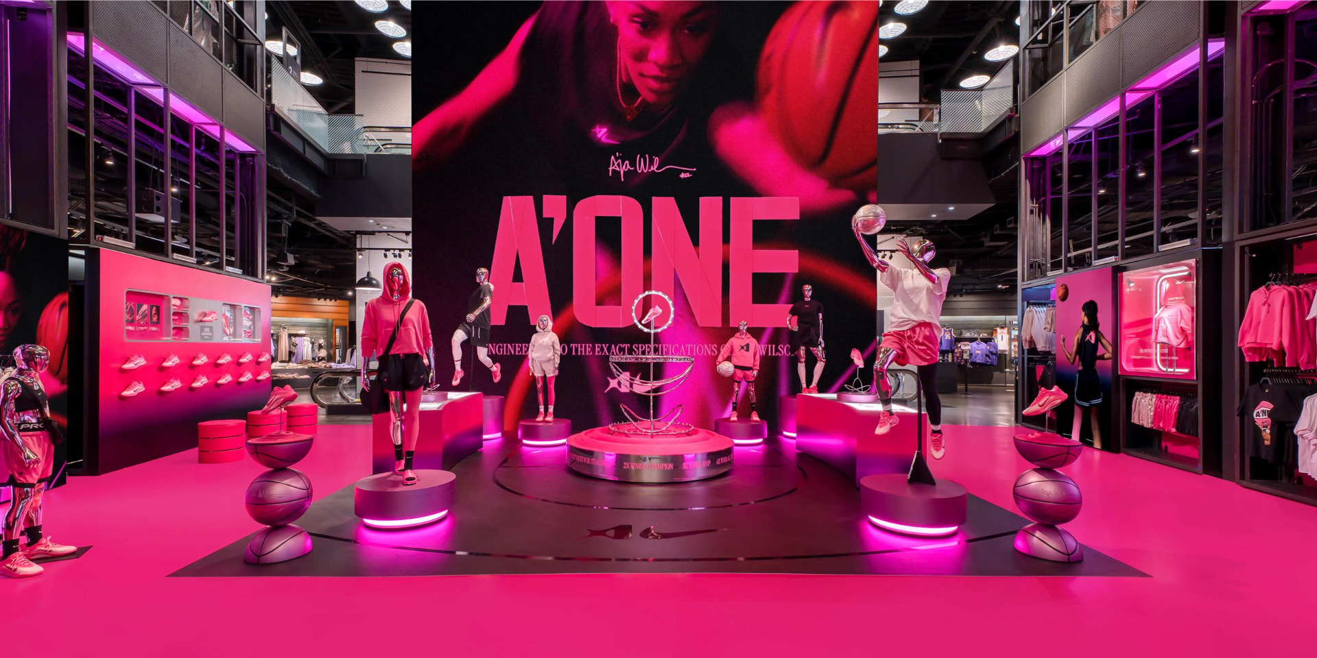 Nike A'One A'ja Wilson Displays